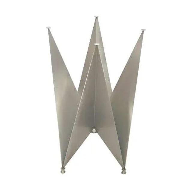 Crown side table base by Custom Metal Home