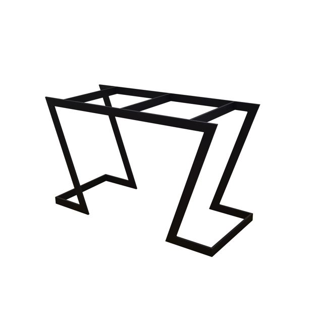 Omega dining table base by Custom Metal Home