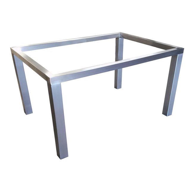 Parsons table base by Custom Metal Home