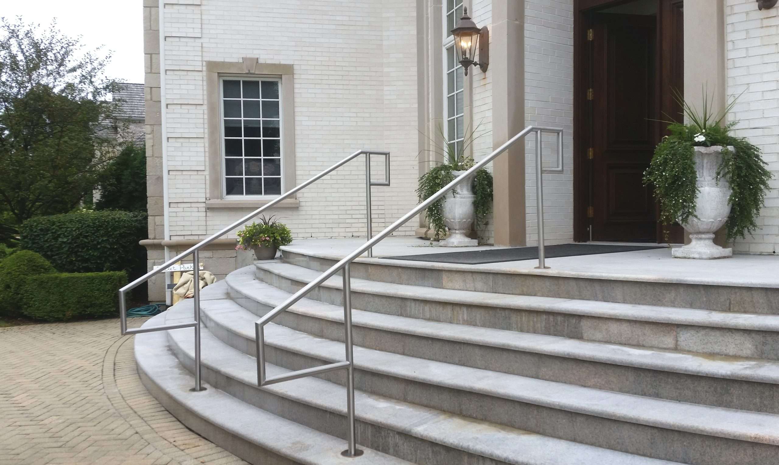 Second handrail installation view