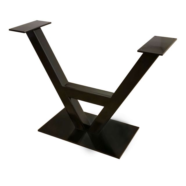 Carla table legs by Custom Metal Home