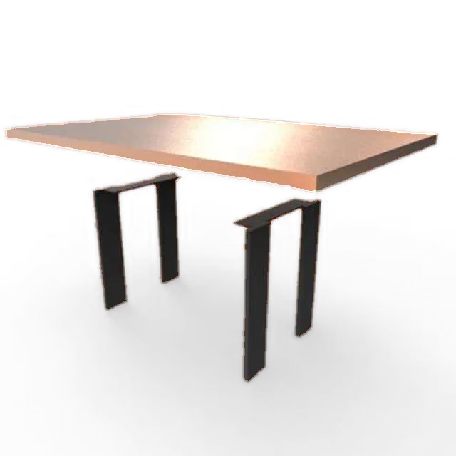 Constentina table legs by Custom Metal Home