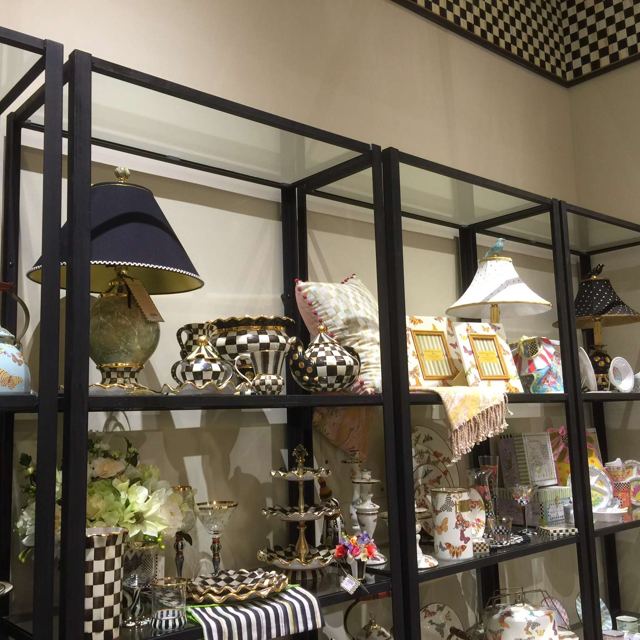 Black steel retail display shelving, Custom Metal Home