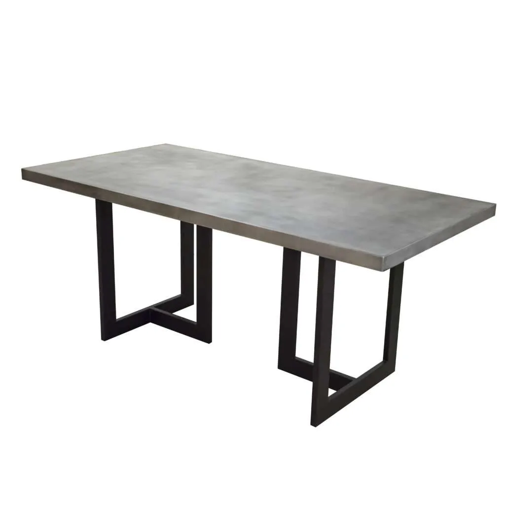 Custom Metal Top Dining Room Tables | Custom Kitchen Tables